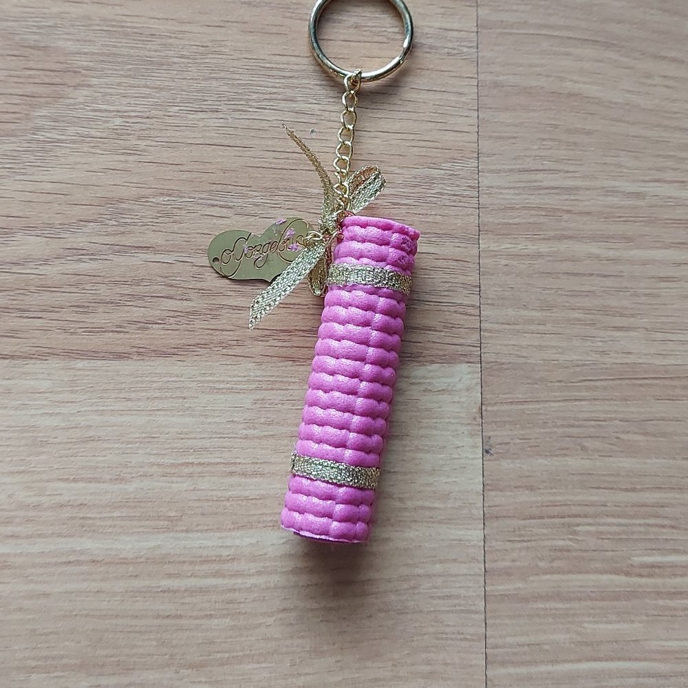 2/$8 Blogilates/Ogorgeous Yoga Mat Key Chain